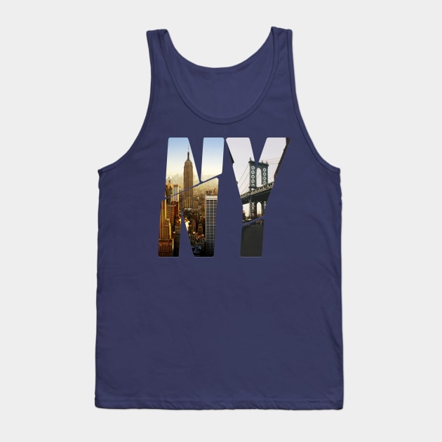 New York City Wallpaper Tank Top by DexterFreeman